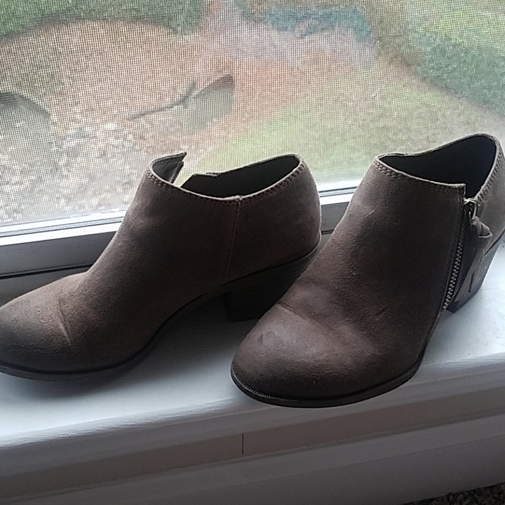 Brown booties